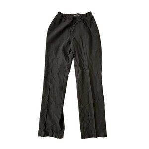 Eileen Fisher Crepe Straight Dress Pants Black Size XS